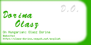 dorina olasz business card